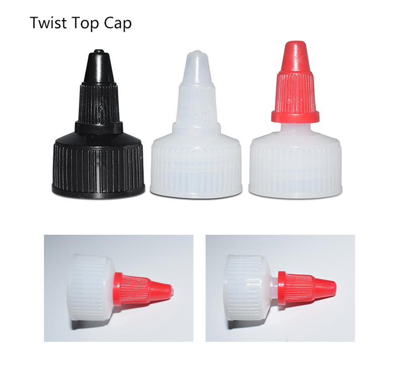 Clear plastic bottles with screw cap plastic screw cap