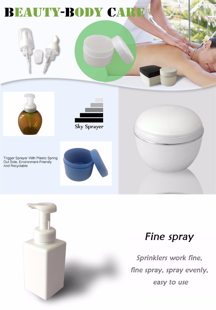 60ML Airtight Plastic Skin Care Cream Containers Jar