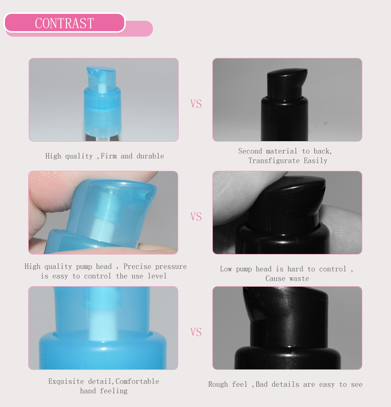 China Wholesale Transparent Cosmetic Plastic Cream Pump for Lotion