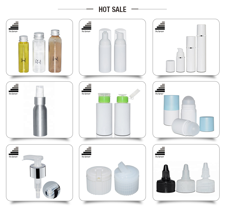 Custom Cosmetic 15ml 30ml 50ml Lotion Glass Airless Spray Bottle
