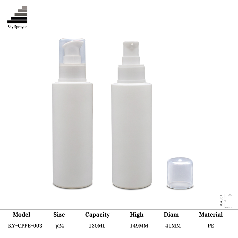Wholesale Airless Empty Cosmetic Makeup Emulsion Plastic Bottle 120 ml/4oz