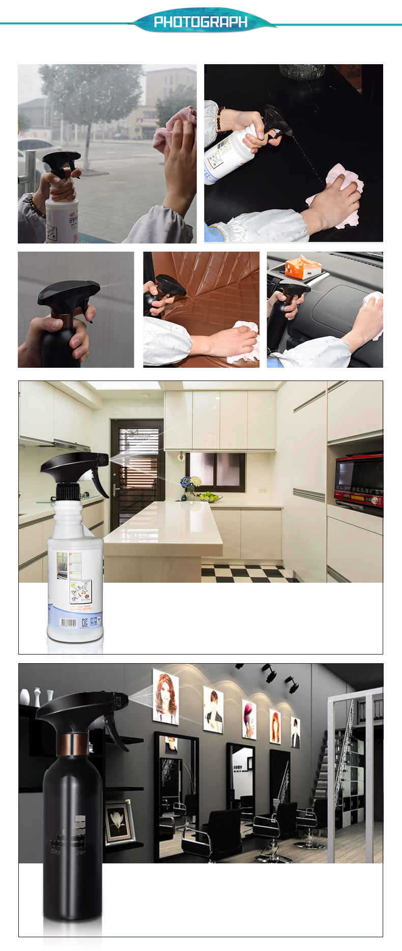 Factory Sell Green 28/410 Lotion Pp Plastic Trigger Sprayer For Bottle