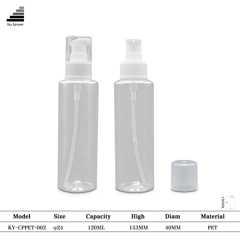 Plastic Empty Bottles With Pump Cap For Shampoo, Lotions, Liquid Body Soap, Cream