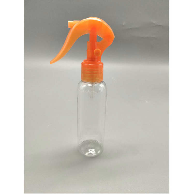 Customized 100ml Transparent White Trigger Plastic Spray Bottles