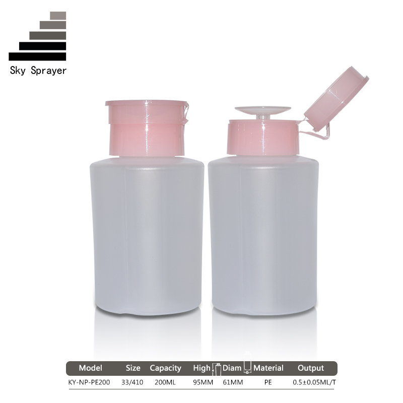Beauty care Nail Polish Liquid Pump For Plastic Bottle