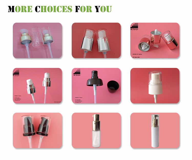 Design beauty packaging screw hand cream pump
