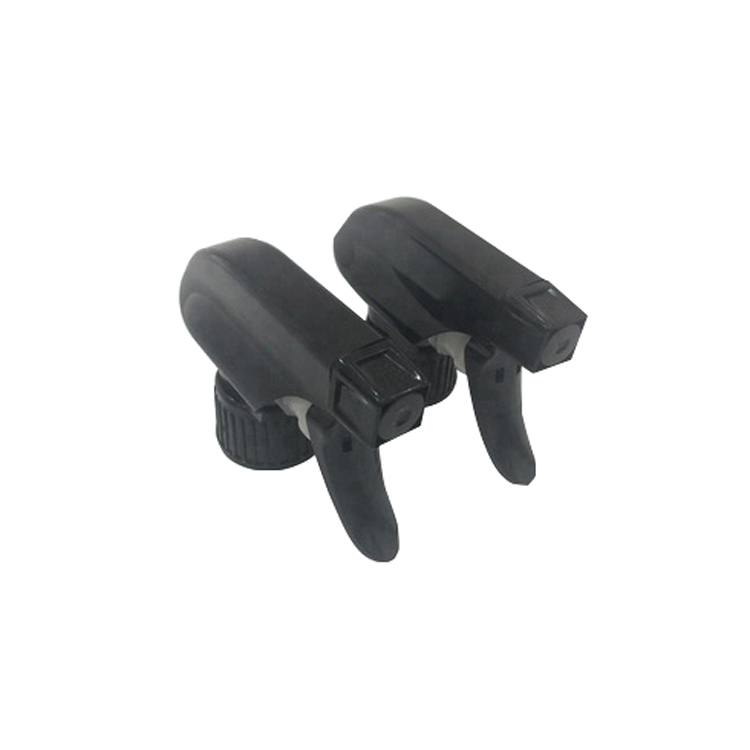 Good quality black chemical resistant plastic trigger bottle sprayer