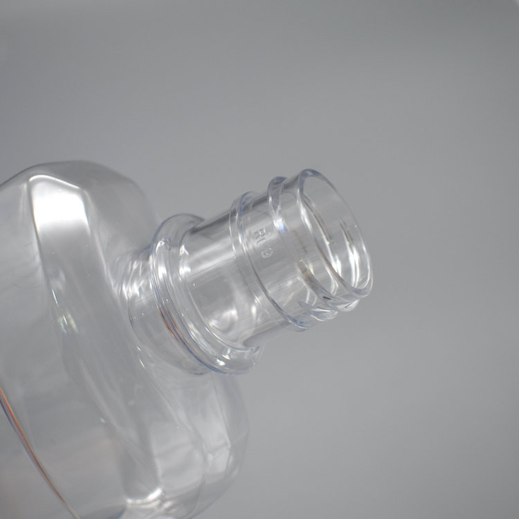 80ML 180ML 250ML 350ML 500ML Custom Transparent Plastic With Lid Mouthwash Bottles pp Airless Bottle