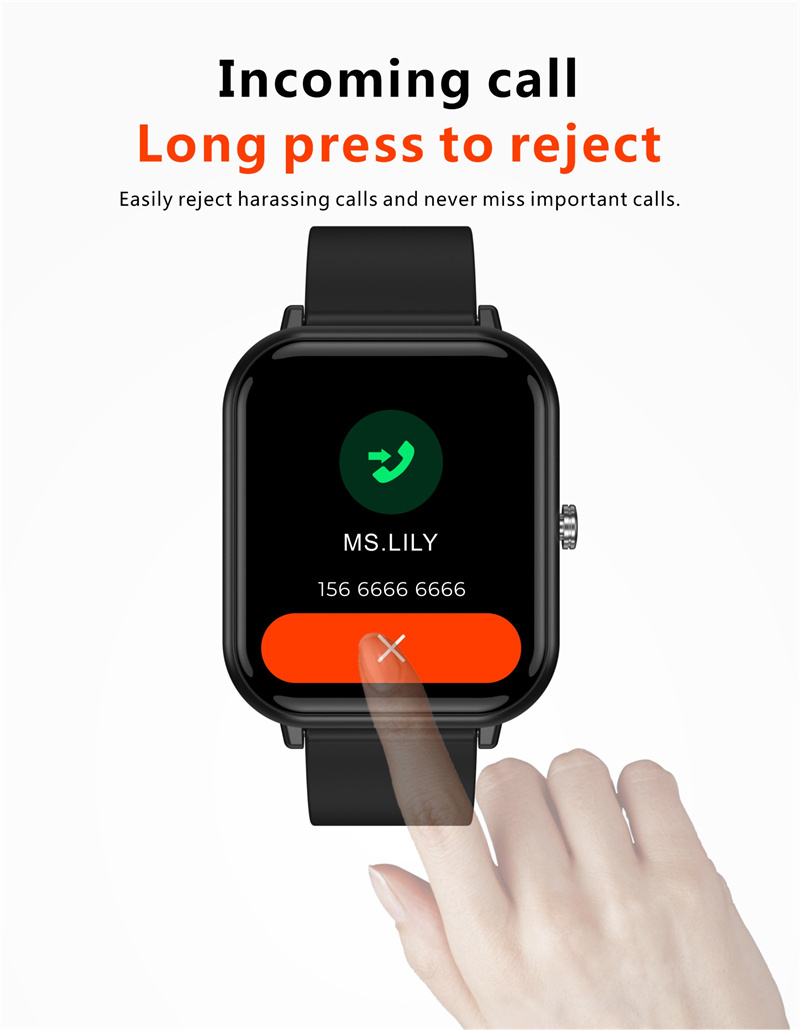 JGo Smart Watch Q9pro Heart rate Body Temperature SpO2 BP Sport Fitness Tracker Q9 pro IP68 Waterproof SmartWatch