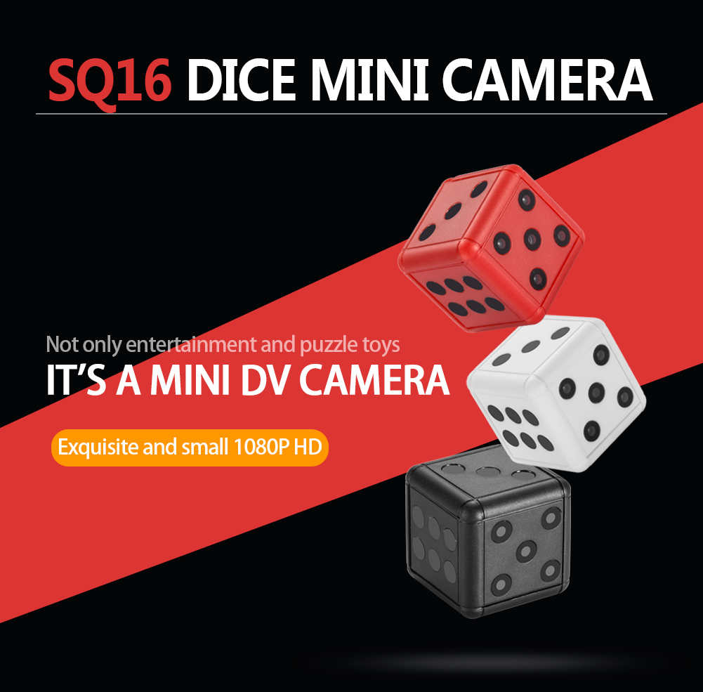 Hot Sale SQ16 Mini Dice Camera Spy 1080P Small Kids Cameras Motion Detection Micro Camera With Night Vision