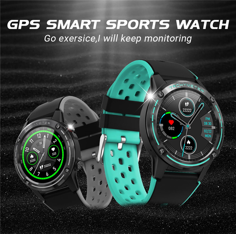 GPS reloj inteligente gps heart rate monitor relogio masculino smartwatch gps alimetro