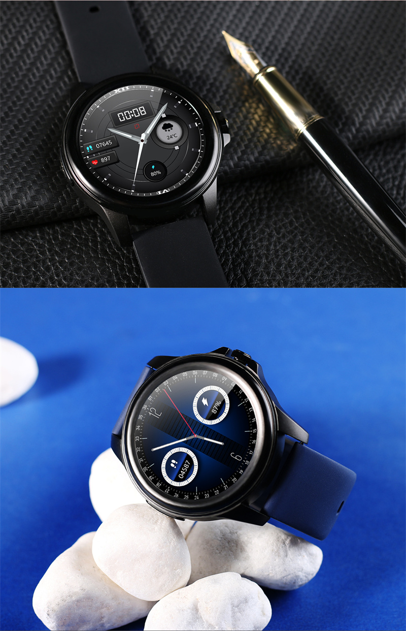 JGo E89 ECG Smart Watch 1.32 Inch 360*360 HD Screen ECG PPG Body Temperature Monitor Blood Oxygen Monitor Smartwatch for Patient