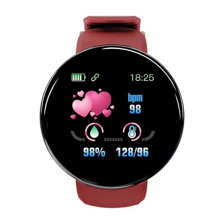 Free Sample Smart watch d18 smartwatch redondo round montre inteligente plus d18 d18s relogio reloj bracelet