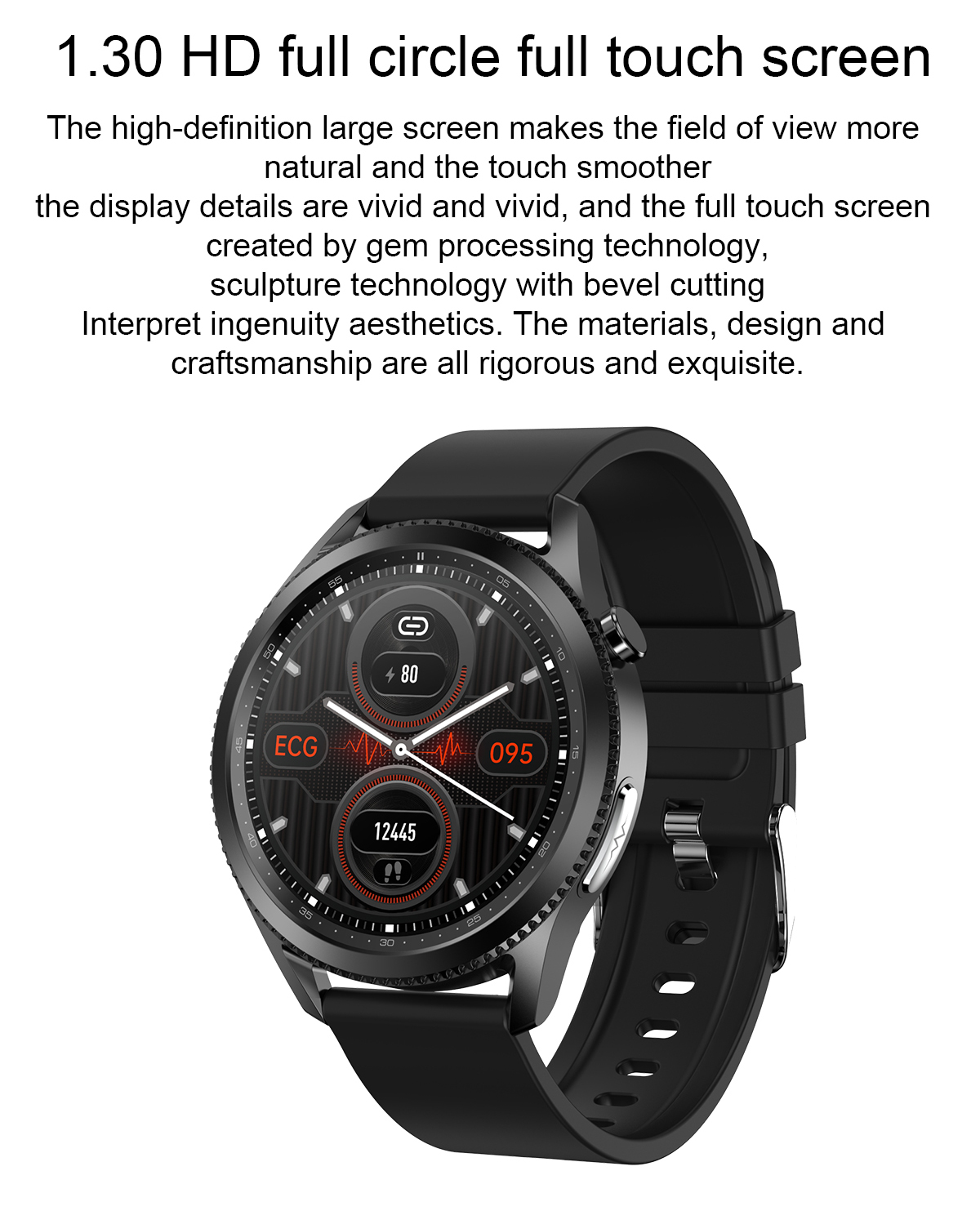 2021 New ECG PPG Blood Oxygen SmartWatch Smart Fitness Watch Blood Pressure Heart Rate SmartWatches Smart watch