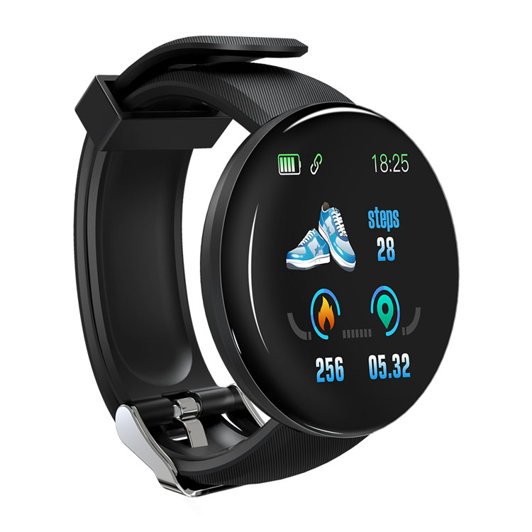 Free Sample Smart watch d18 smartwatch redondo round montre inteligente plus d18 d18s relogio reloj bracelet