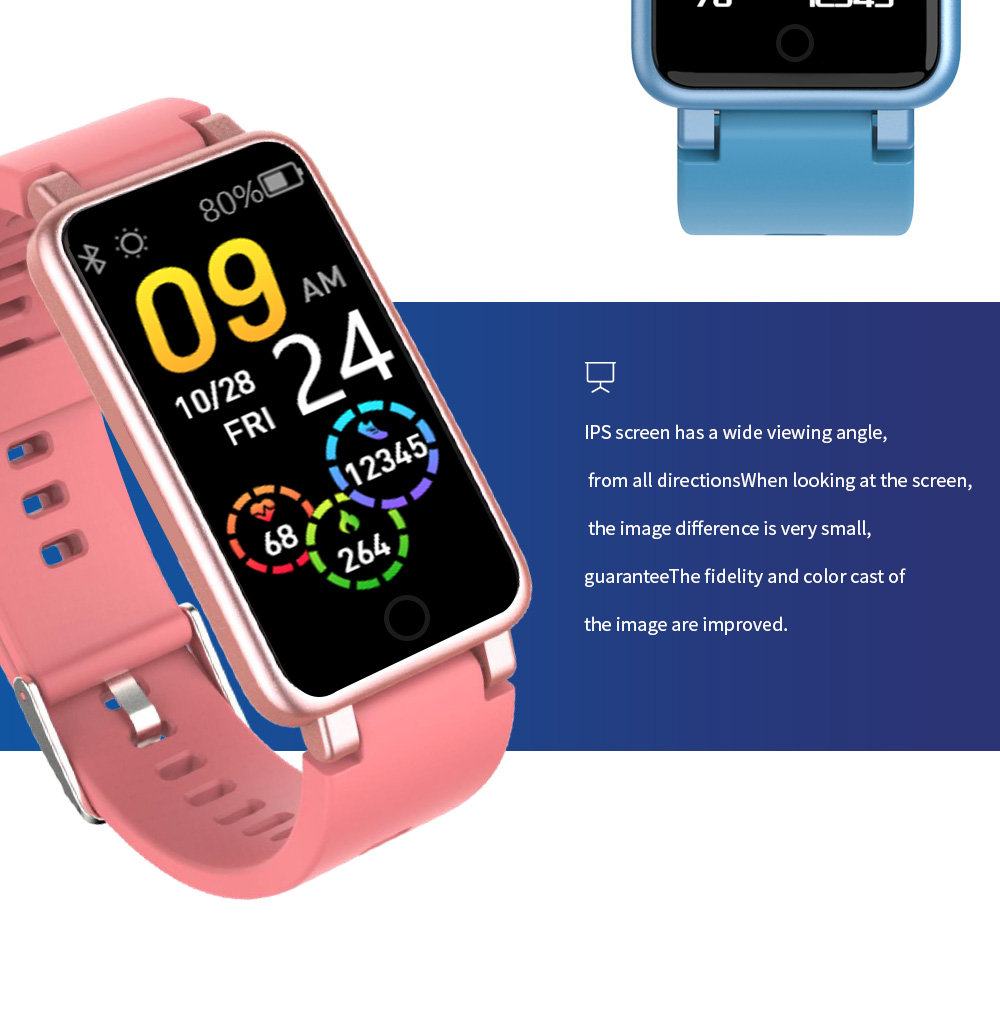 C2 plus smart band Heart Rate Monitor Blood Pressure Fitness Smart Bracelet Sport Smartwatch For Men Women Sleep monitor