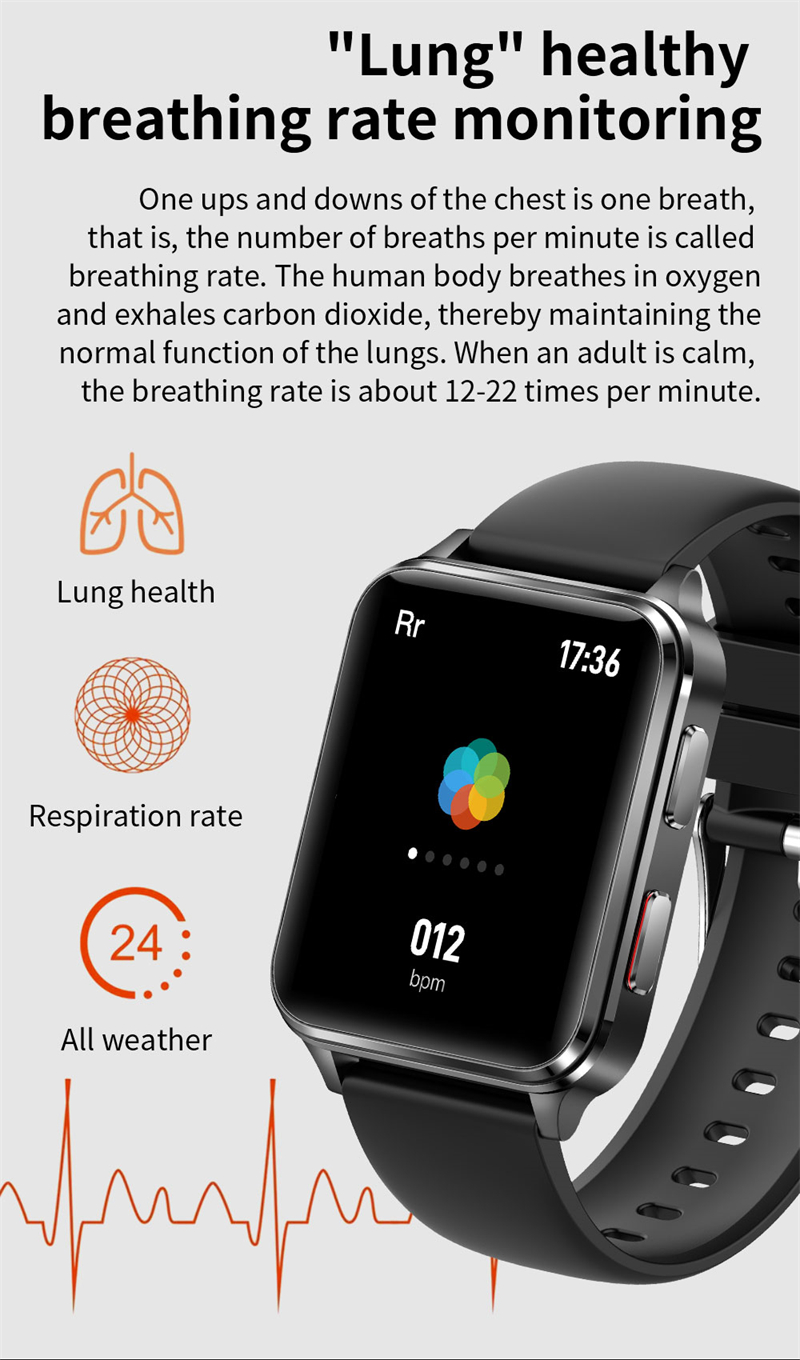 JGo 2022 Amazing smart watch reloj inteligente air pump blood pressure monitor true ecg smartwatch health watch S6