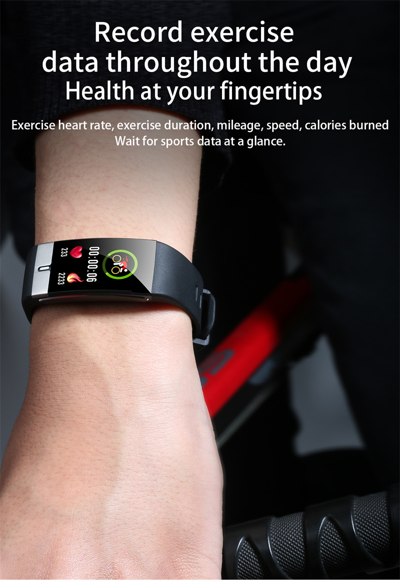 JGo smart watch E66 ECG PPG IP68 waterproof body temperature monitor smart bracelet health thermometer sdk smartwatch