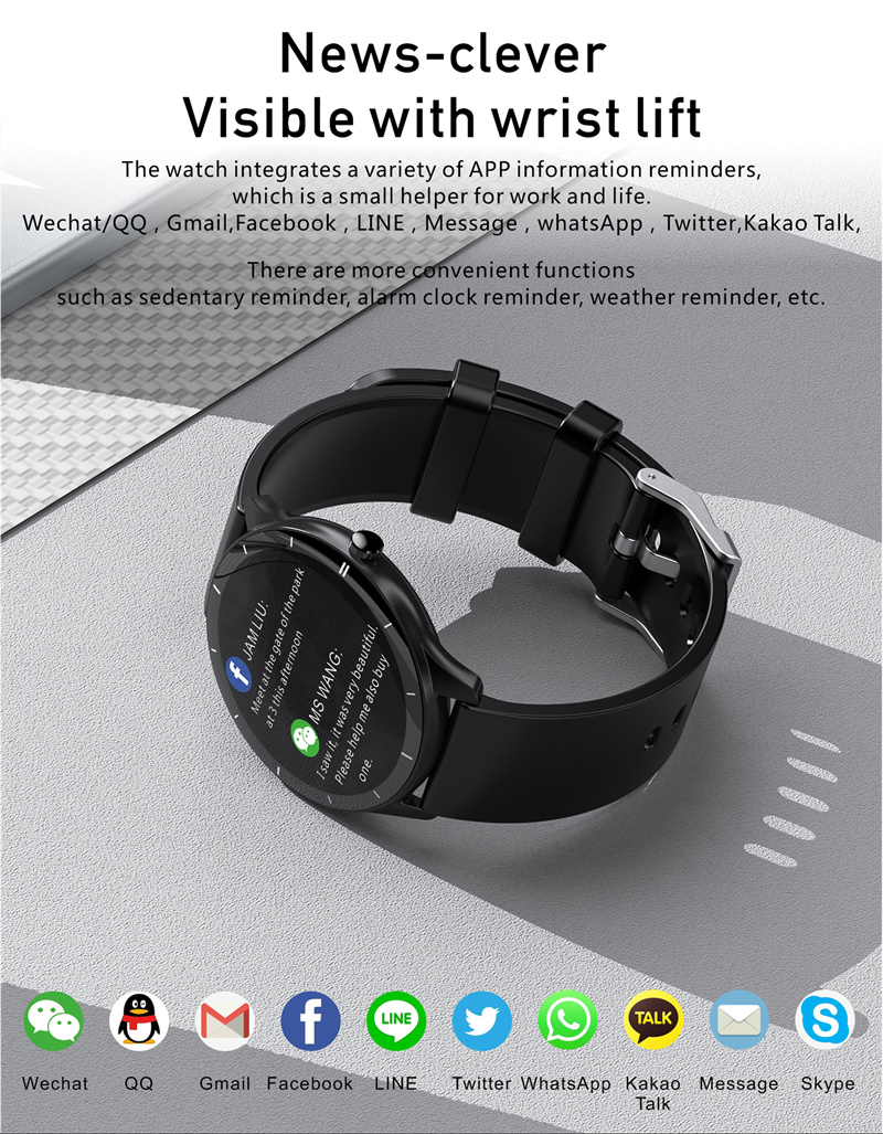 JGo Smart Watch Q21 android Blood Pressure Spo2 IP67 Waterproof Smart Watch bracelet Sport Smart watch