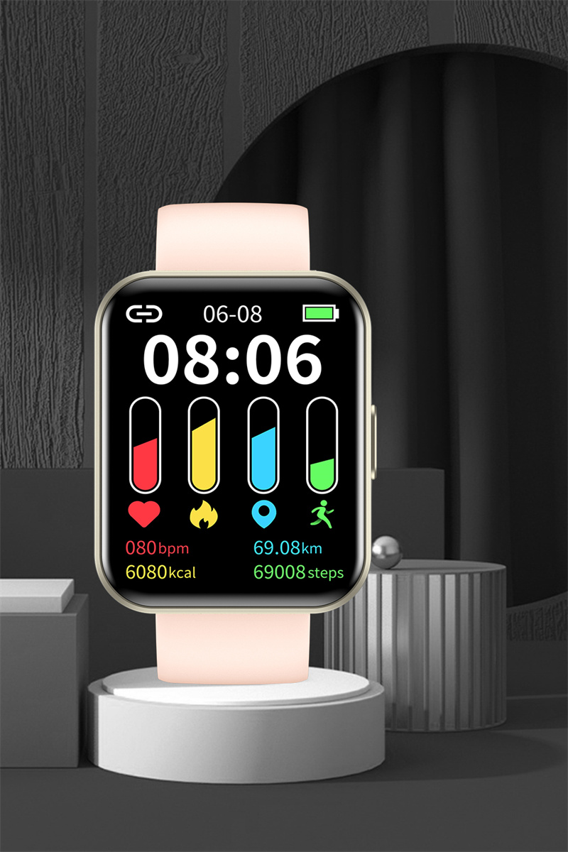 JGo 2022 Smart Watch E21 Heart Rate Blood Pressure Health Waterproof Smartwatch Sports Multi Function