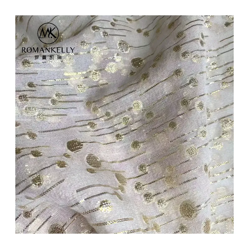 Tessuto Chiffon 100% Seta Plissè Tortora Chiaro | Panini - Foto 7