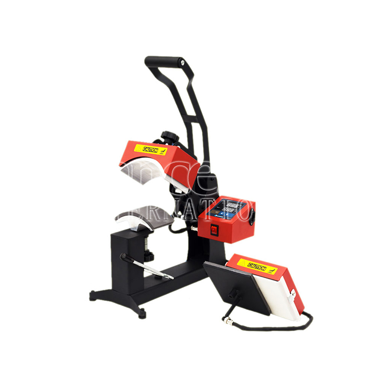 Home use 14x9cm hat print machine small heat press machine mini heat press machine