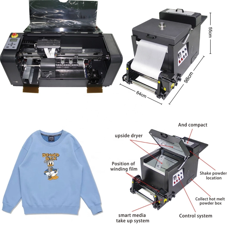 A3 DTF Plus Printer XP600 DTF T-shirt Printing Machine Direct