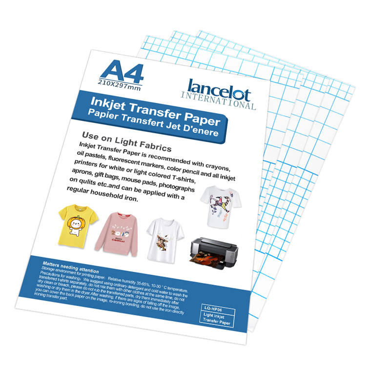 Wholesale A3 A4 Size Light Dark T-shirt Inkjet Heat Press Transfer Paper