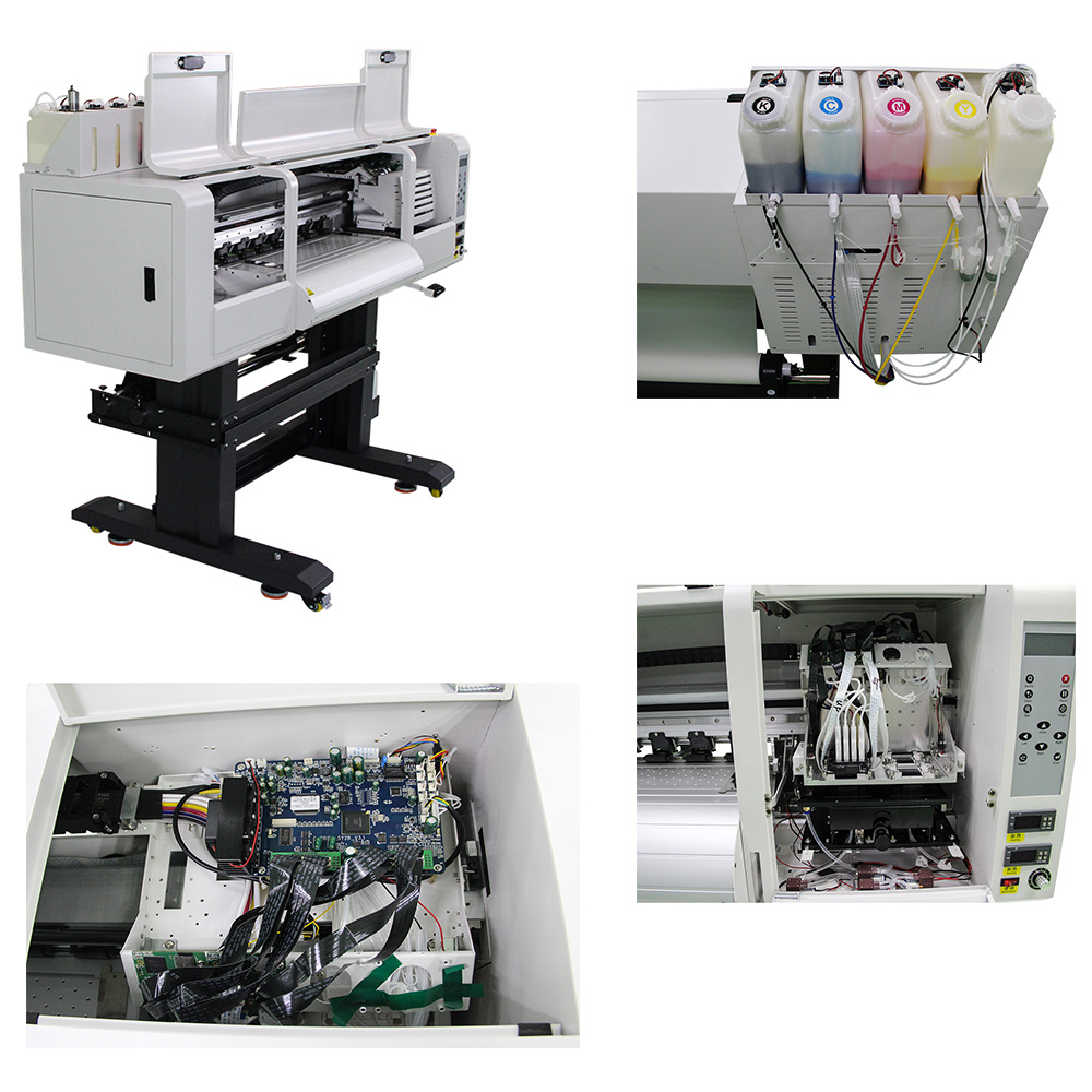 The Newest 4720 Printing head Dtf Printer 60cm Machine Heat Transfer For Tshirt printer With Automatic Dft Shaker
