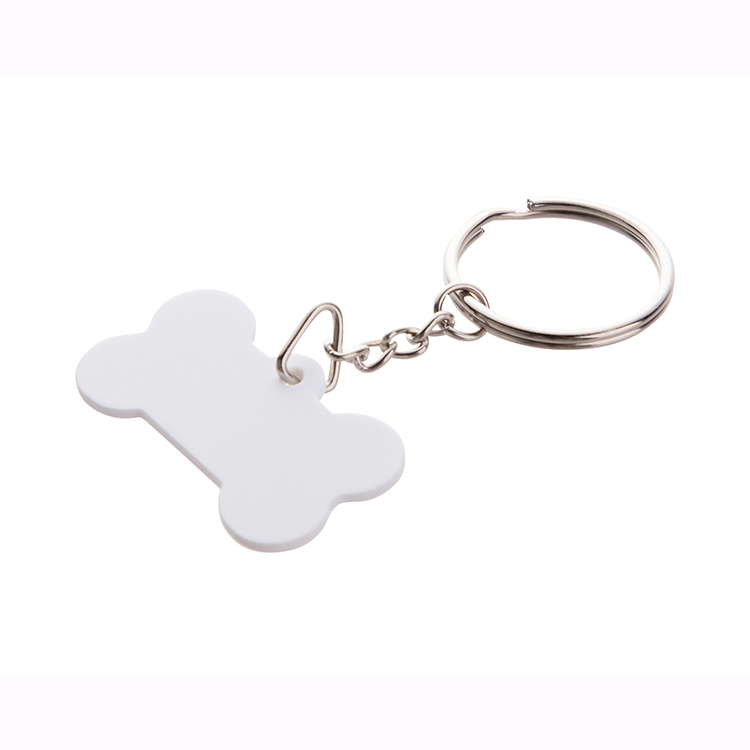 China factory selling keychain sublimation blank keychain, dog tag, Christmas gift