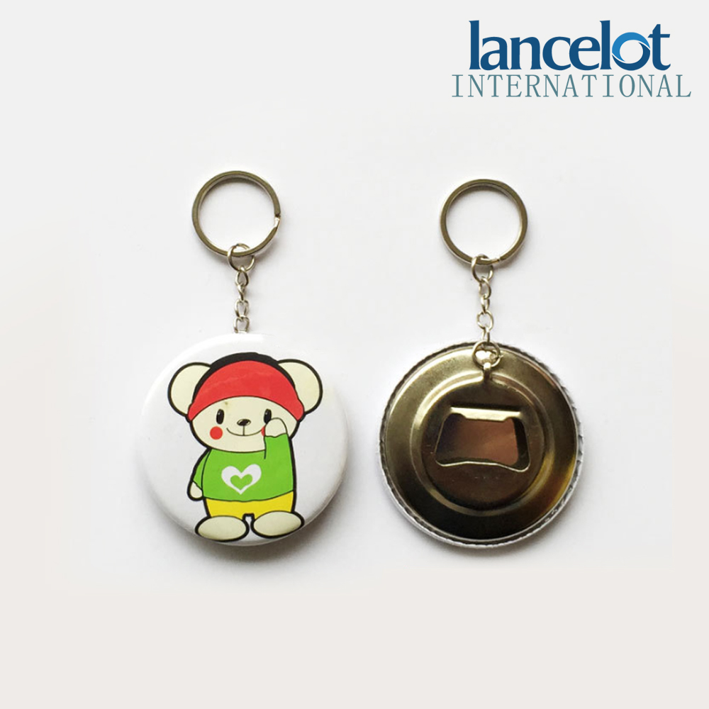Custom Brand Promotion Crystal Key Chain Tag Pendant Metal Keychain Ring Sublimation Blank Crystal Keychain