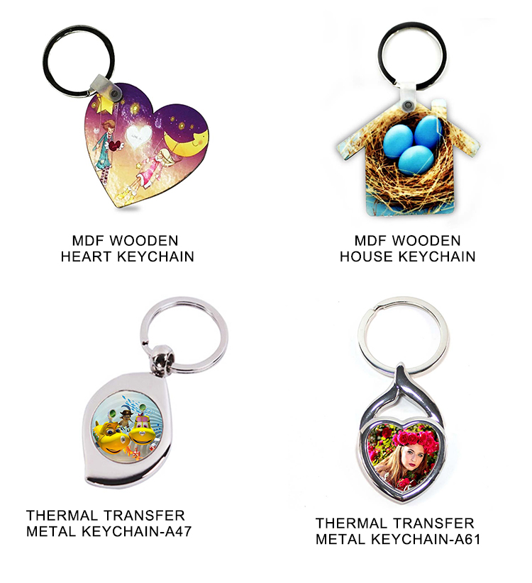 China factory selling keychain sublimation blank keychain, dog tag, Christmas gift