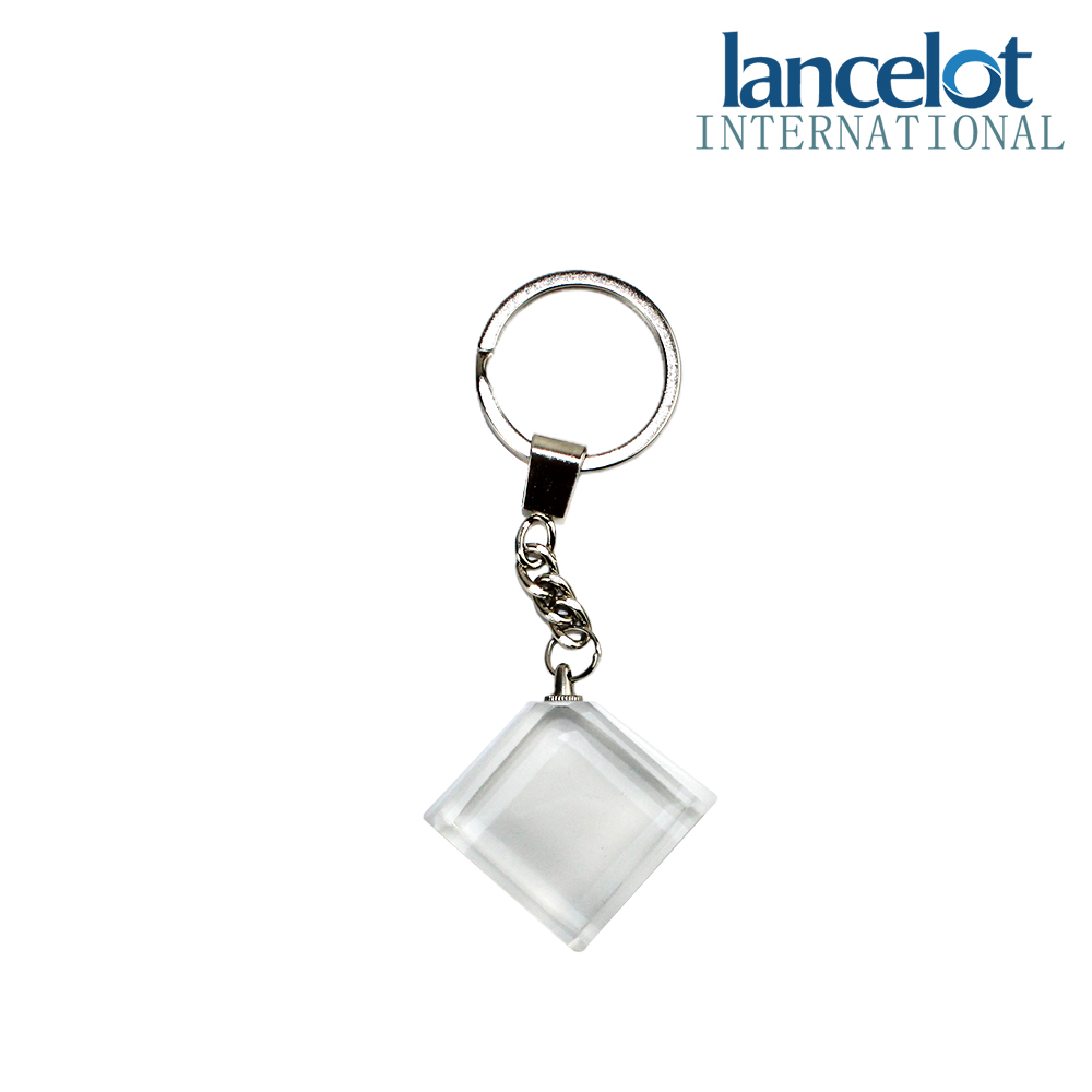 Custom Blank Small Makeup Mirror Keychain, Sublimation Blank Metal Keyring Key Chain With Mirror