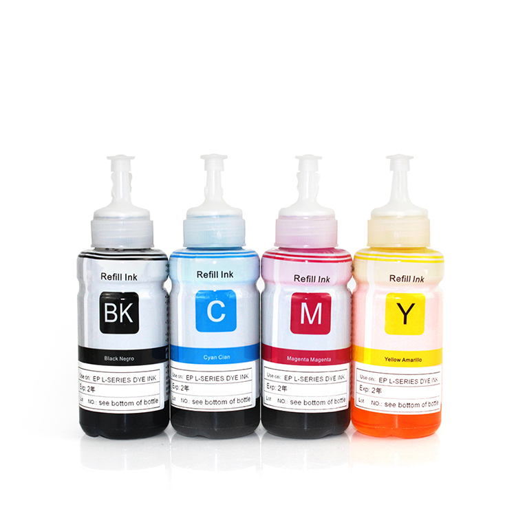 Dye Ink China Manufacturer  Original Refill Ink Set (T6641 T6642 T6643 T6644) for Epson L series