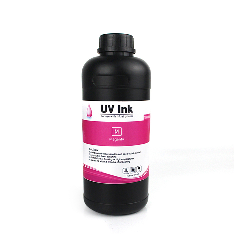 White 1000ml Water based UV ink UV Ink Universal UV Ink For Ricoh Konica Seiko Printer Head Industrial