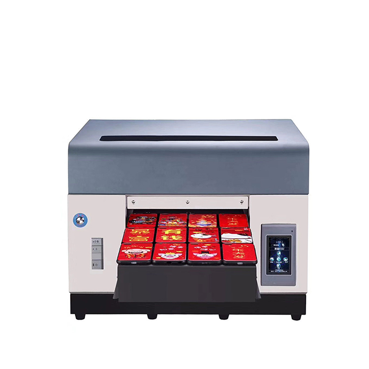 Wholesale High Quality A4 UV Flatbed/Cylindrical LED Printer with Touch Screen for Leather, T-shirt, Phone Case