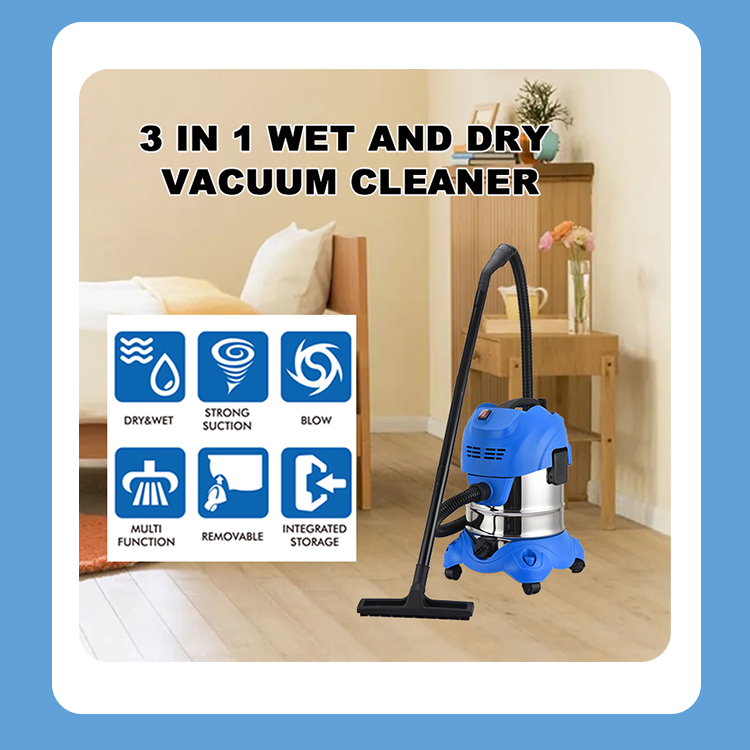 Housekeeping equipment 30L portable wet and dry vacuum cleaner home and hotel Carpet