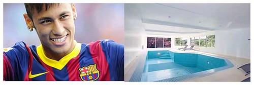 Neymar's swimming pool
