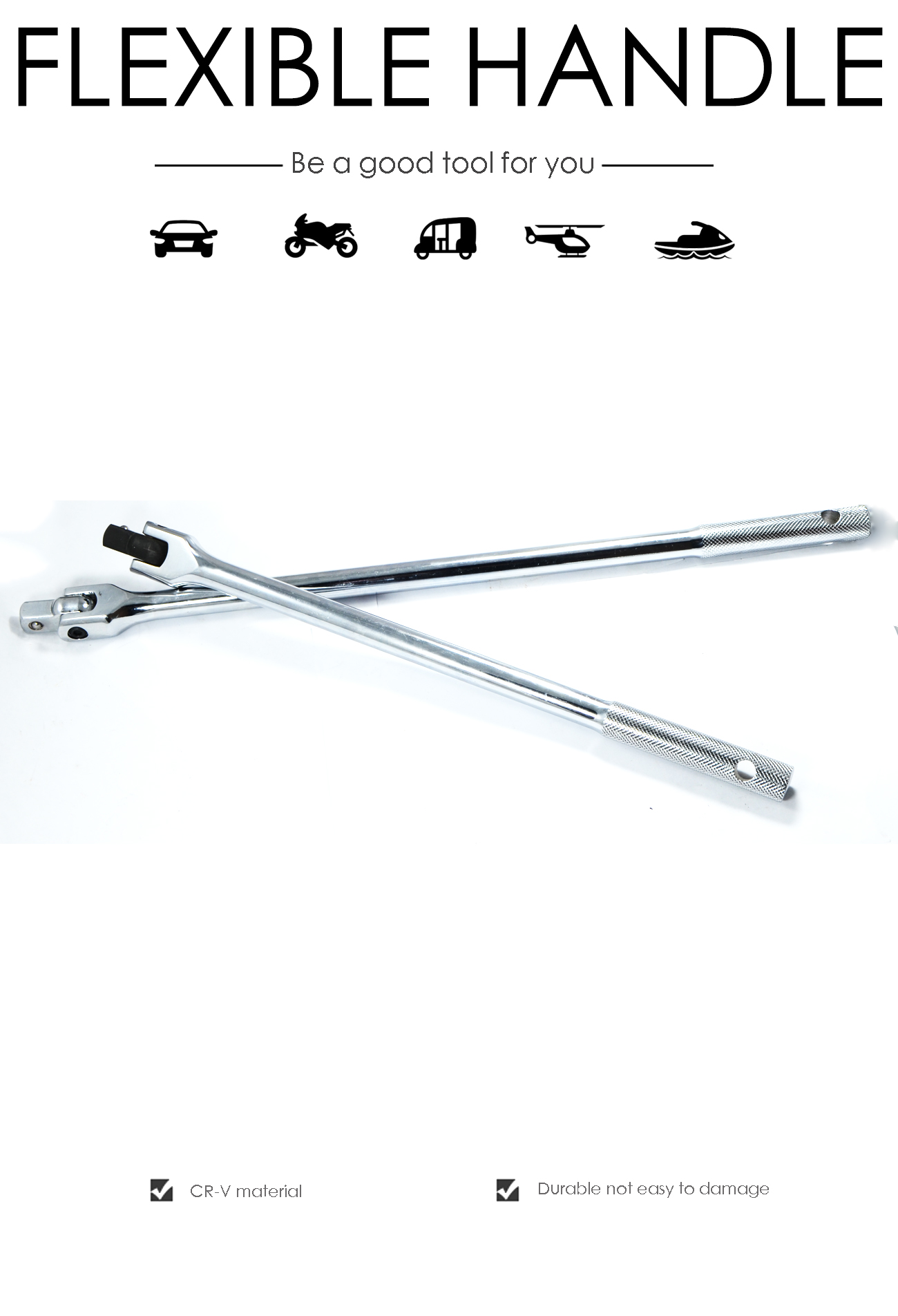 1/2" Drive Extension Breaker Bar FHandle HONISHEN