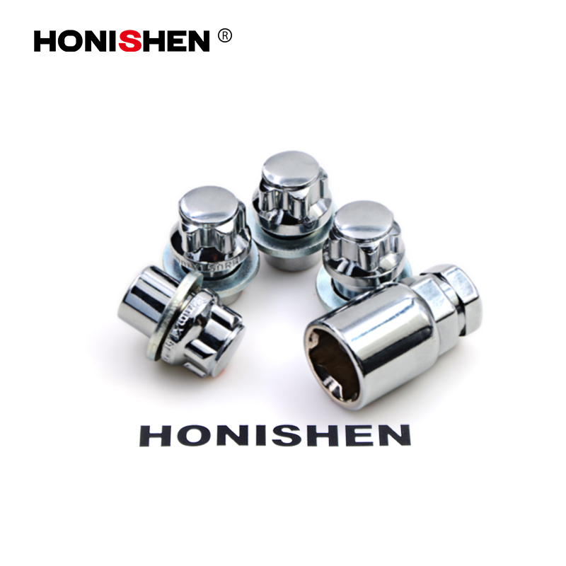 Nissan 1.22" Mag Wheel Lock Lug Nuts con arandela HONISHEN