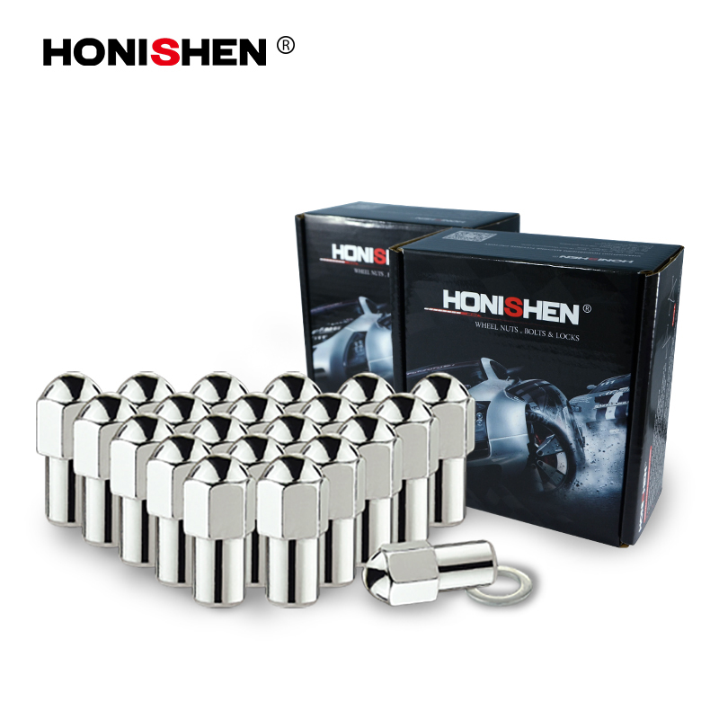 13/16" Hex 2.25" Length Extended Shank Lug Nuts HONISHEN