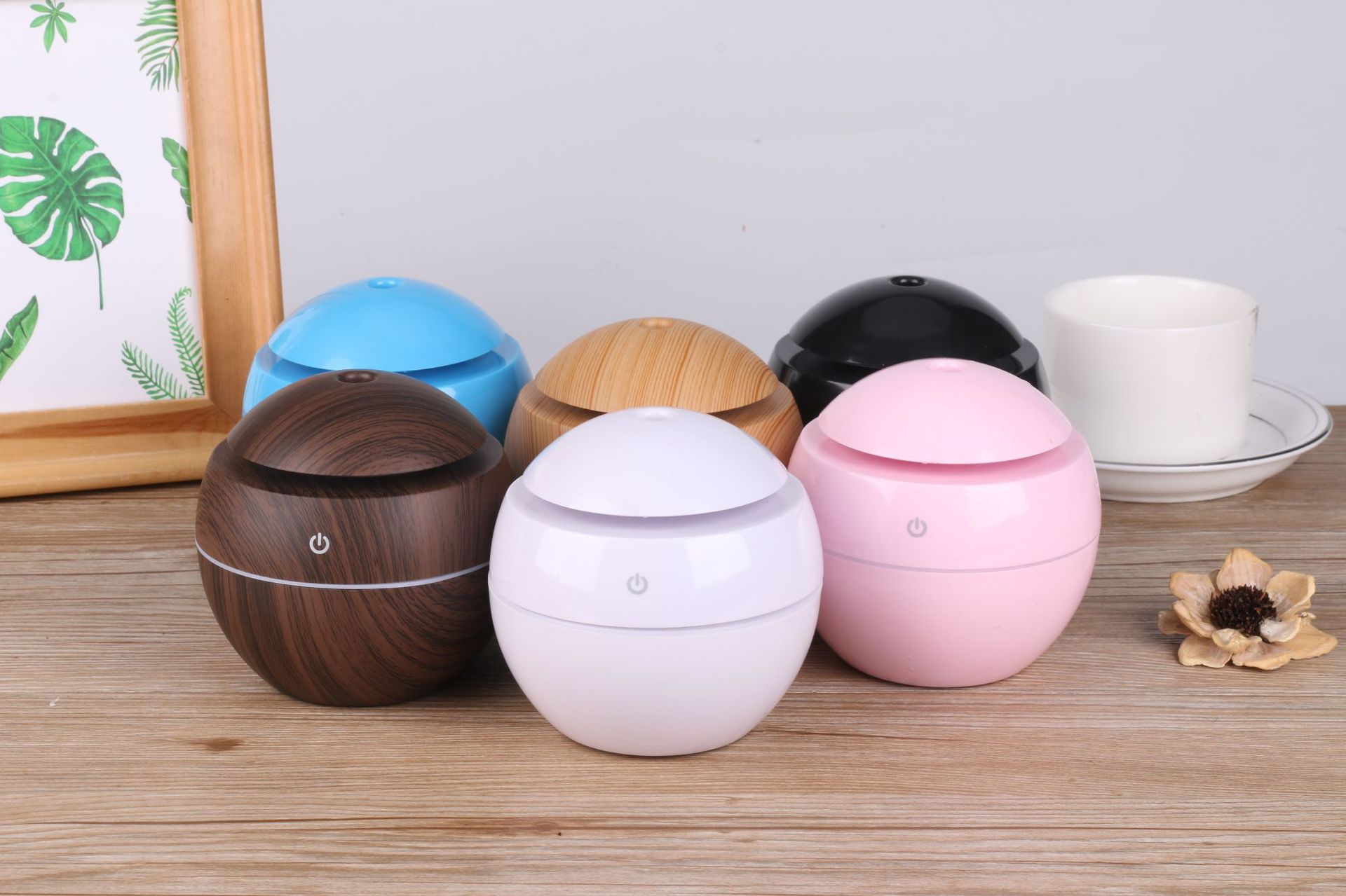 Best-selling Portable Desktop Room Electronic Color Lamp Ultrasonic Aromatherapy Care Device Purifying Air Humidifier