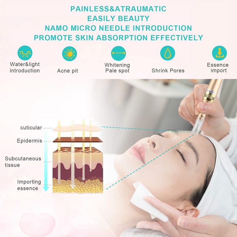 IFINE Beauty Portable Derma Lifting Equipment Therapy Skin Devices Acne Removal Electric Rechargeable RF Face derma pen