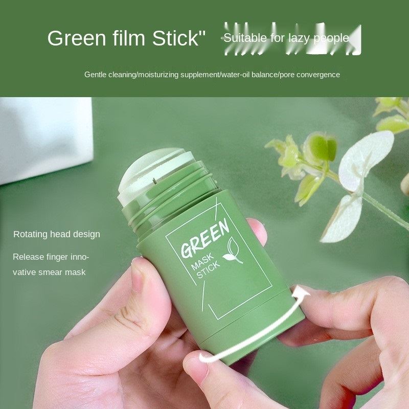 Beauty Green Tea Clay Mask Stick Fine Pores Poreless Deep Cleanse Mask Stick Acne