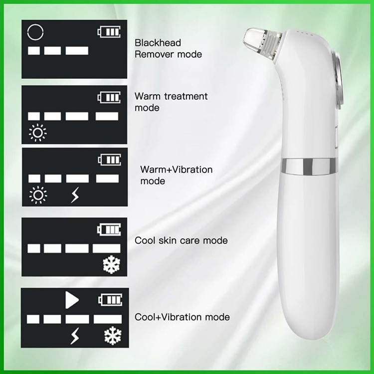 Multifunctional Blackhead Remover Device Deep Cleansing Skin Care Beauty Tools Hot And Cold Removing Blackheads Refines Pore
