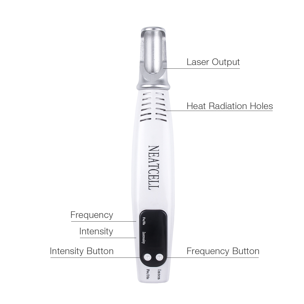 IFINE Beauty Portable Blue And Red Light Therapy Laser Tattoo Removal Device Freckle Acne Dark Spot Remover Laser Plasma Pen