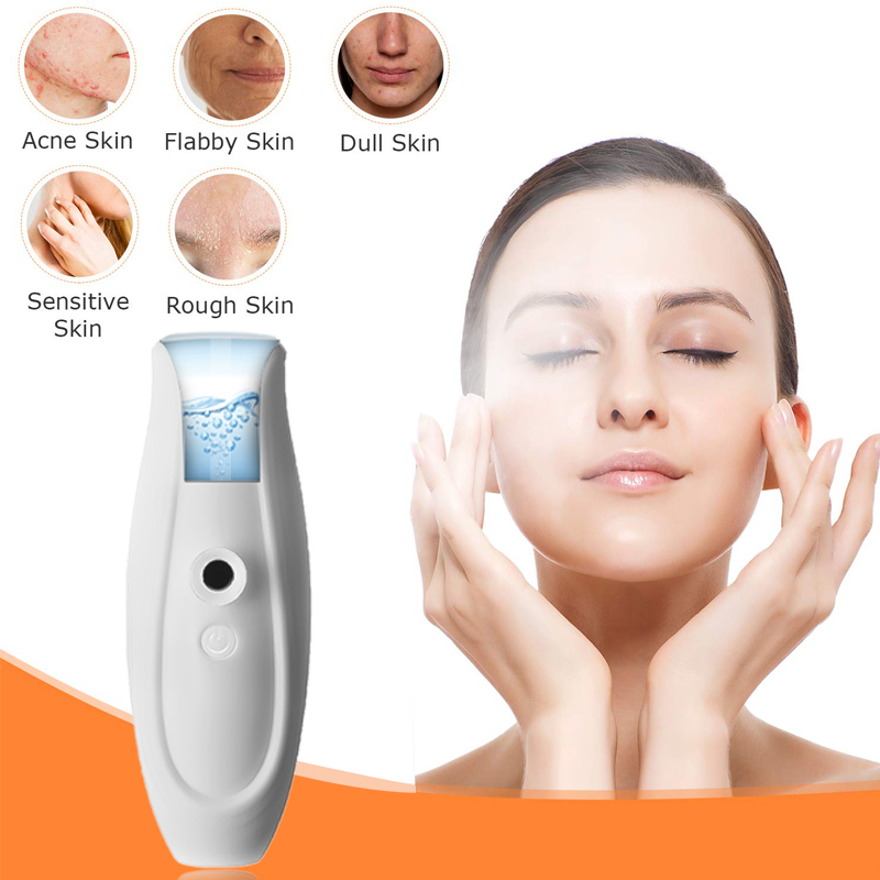 IFINE Beauty skin care innovation Product Portable Handheld Nano-ion Water Replenishing Hot steam Warm Facial face steamer