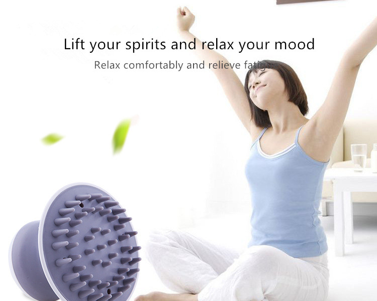 IFINE Beauty Wholesale Portable Silicone Mold Head Massager Hair Loss Treatment And Relaxed Electric Scalp Head Massage Vibrator