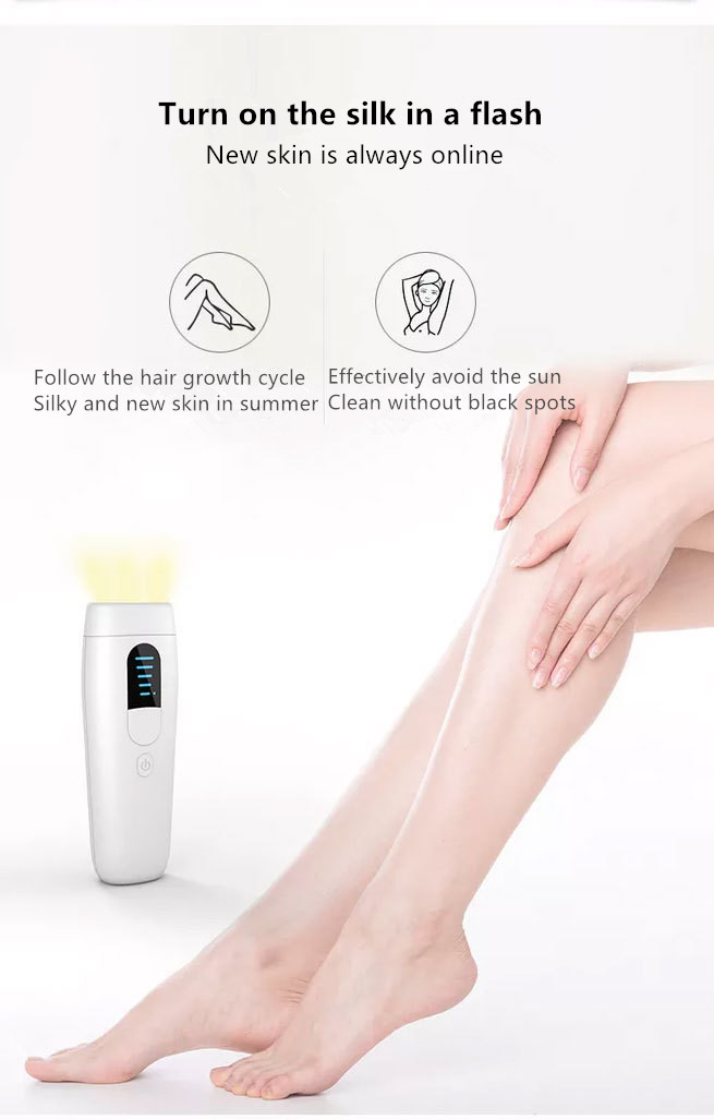 IFINE Beauty Upgrade Profesional Life 500,000 Flashes Facial Body IPL Permanent Hair Removal Device Use at Home
