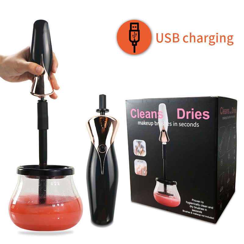 IFINE beauty  USB rechargeable Automatic spinning electric brush clean tool Makeup Brush Cleaner and Dryer